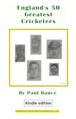 50 Greatest England Cricketers by Paul Rance Kindle Cover